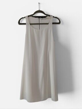 Alice + Olivia White Sleeveless Mini Dress